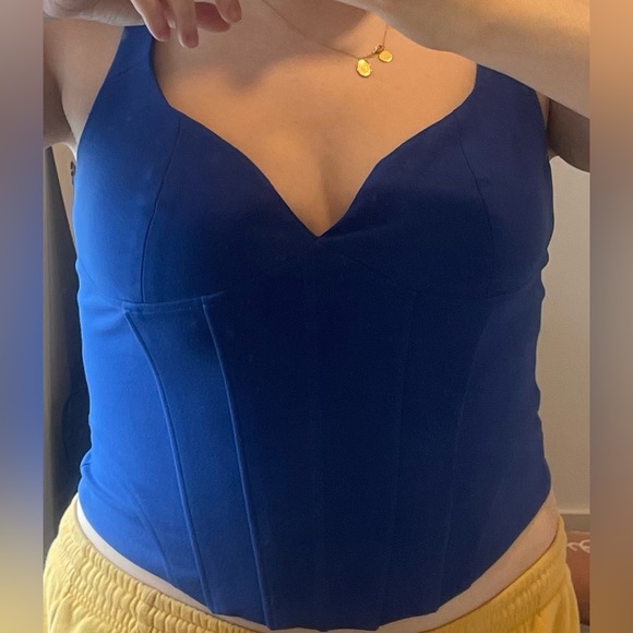 Blue Xl corset top - Picture 3 of 4